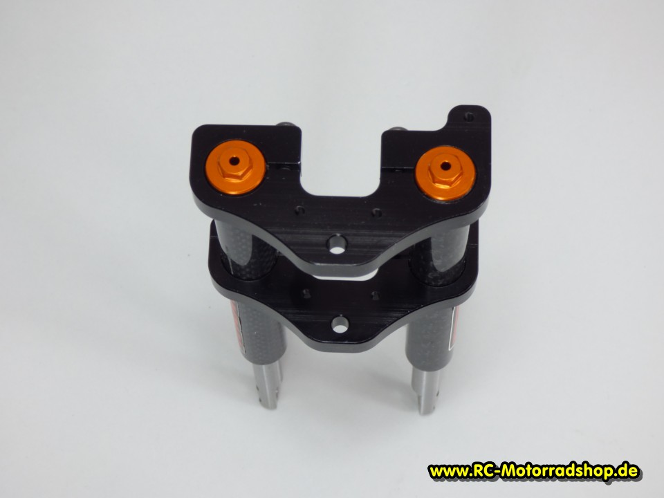 BSFF-02: NF B.I.G. SON hydraulische Vorderradgabel carbon / Gabelbrücken CSF411 BSFF-02